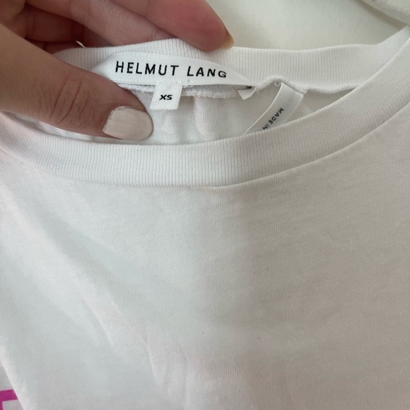 Helmut Lang Logo Baby Tee - Picture 5 of 7